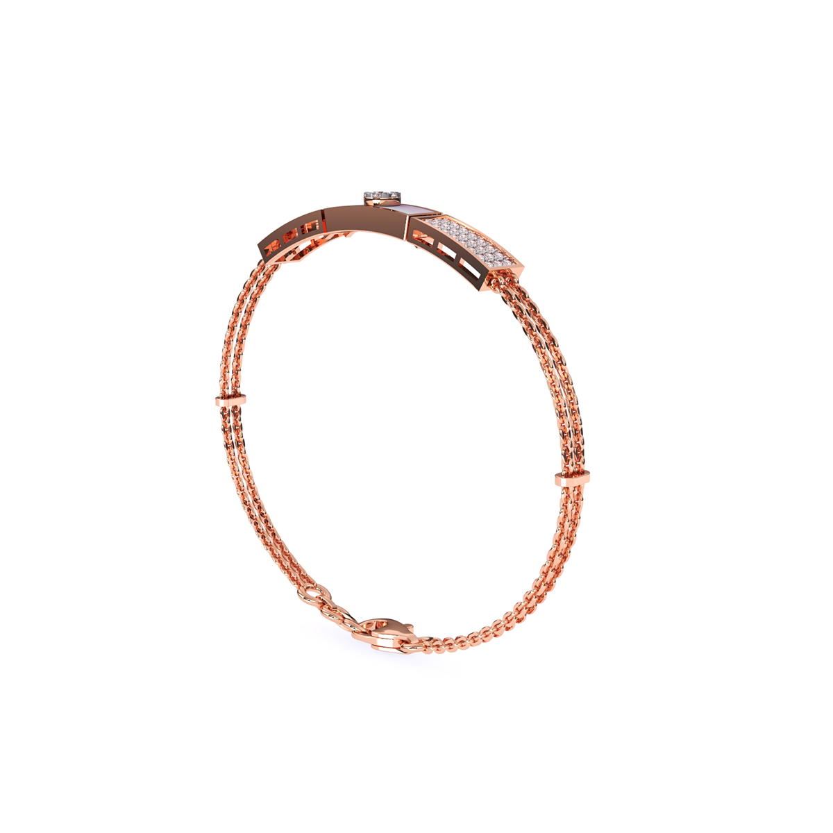 Classy Daily Wear Lab Grown Diamond Bracelet